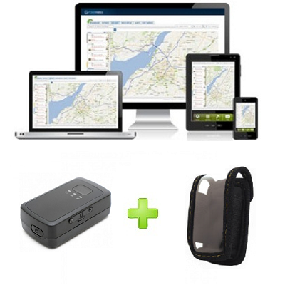 Trackitt Portable GPS Tracker + Belt Holder